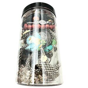 Mystery Jewelry Jar #1893 Wearable Quality Pieces 2lbs Necklace Bracelet Earring